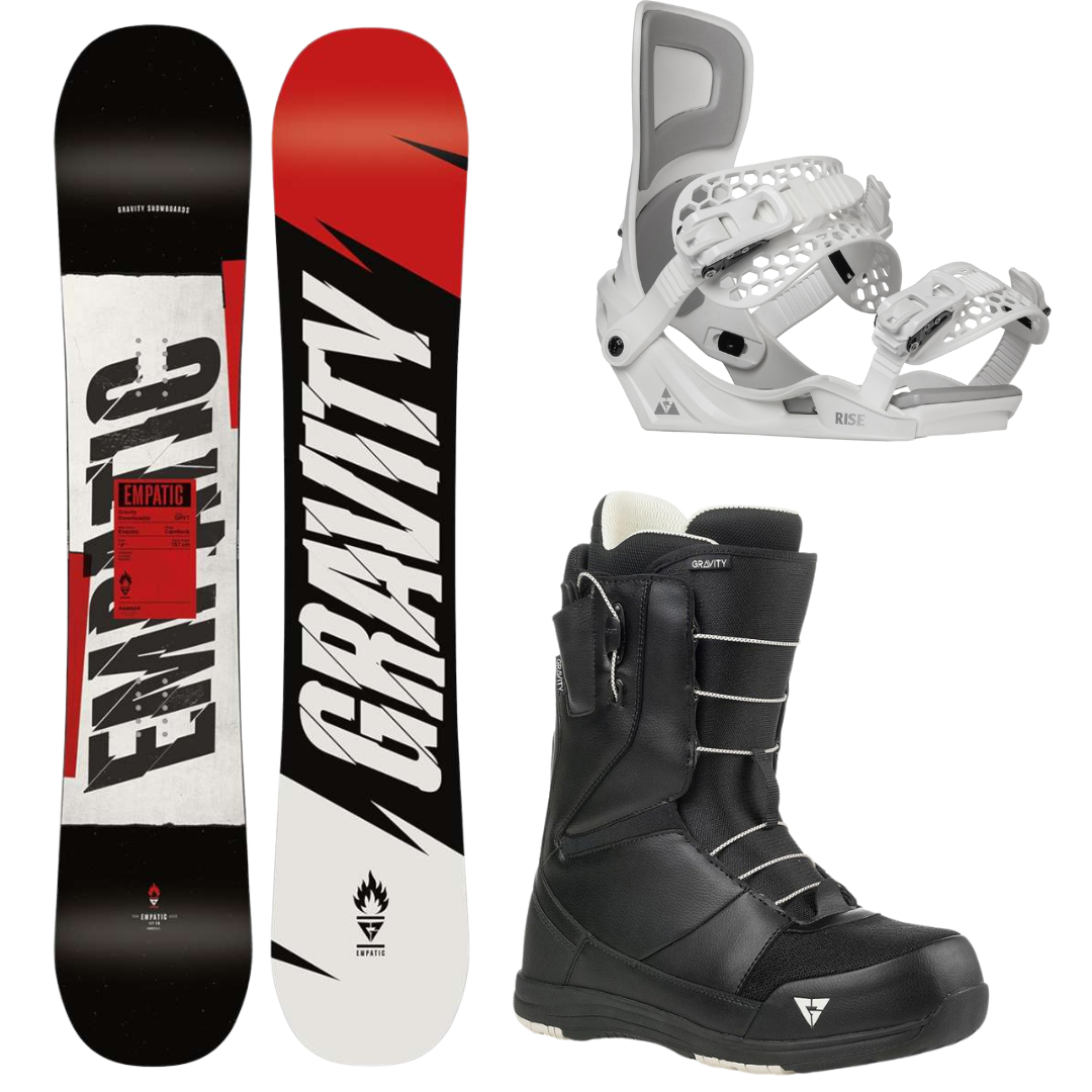 Snowboard Gravity Empatic + viazanie Gravity + boty Gravity Manual 